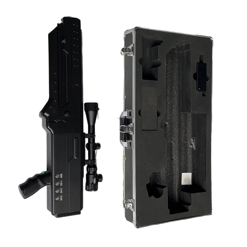  禄丰手持便携式枪型低空防御反制四通道A型