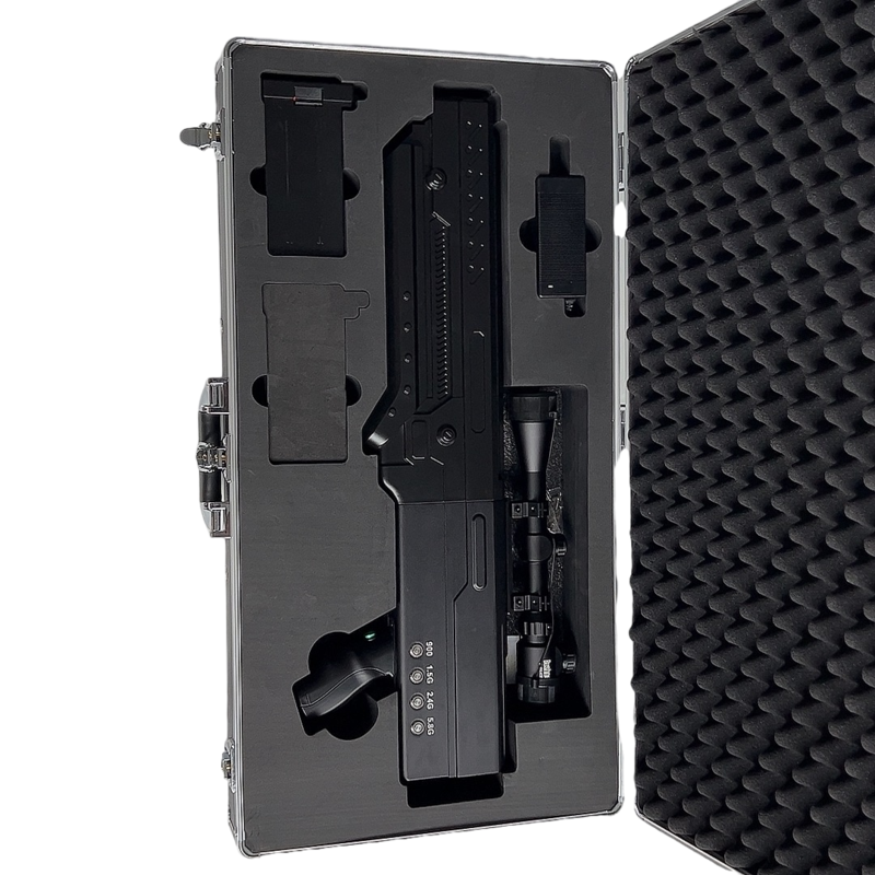  禄丰手持便携式枪型低空防御反制四通道B型